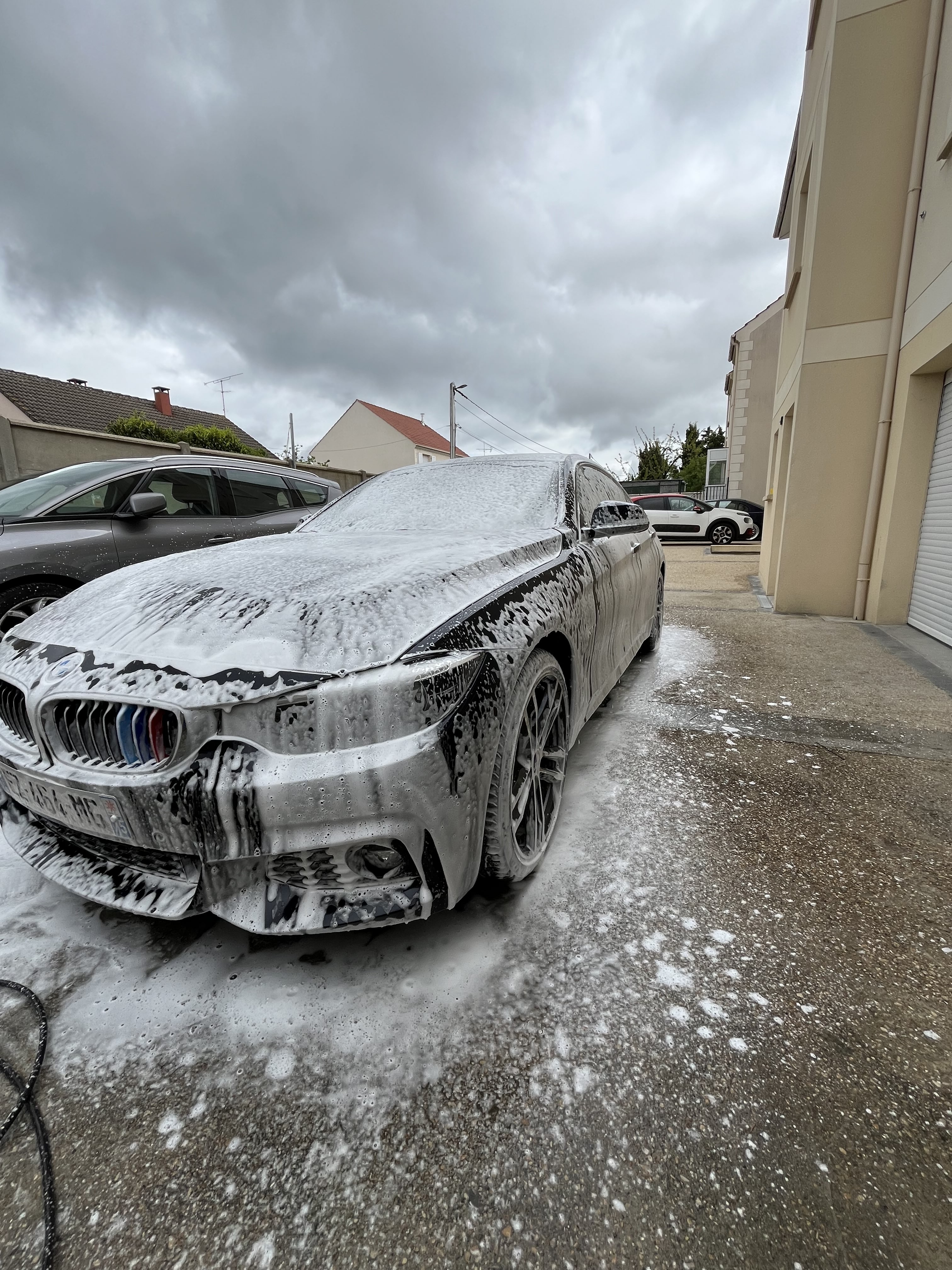 Lavage extérieur avec décontamination